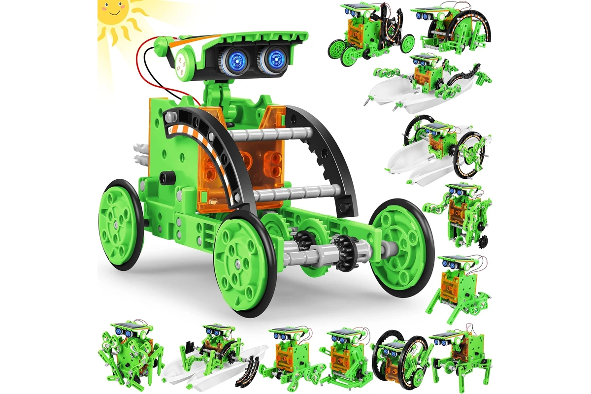 Kit de Robots Educativos 13 en 1 Solar STEM parte de los mejores regalos para niño Día del Niño