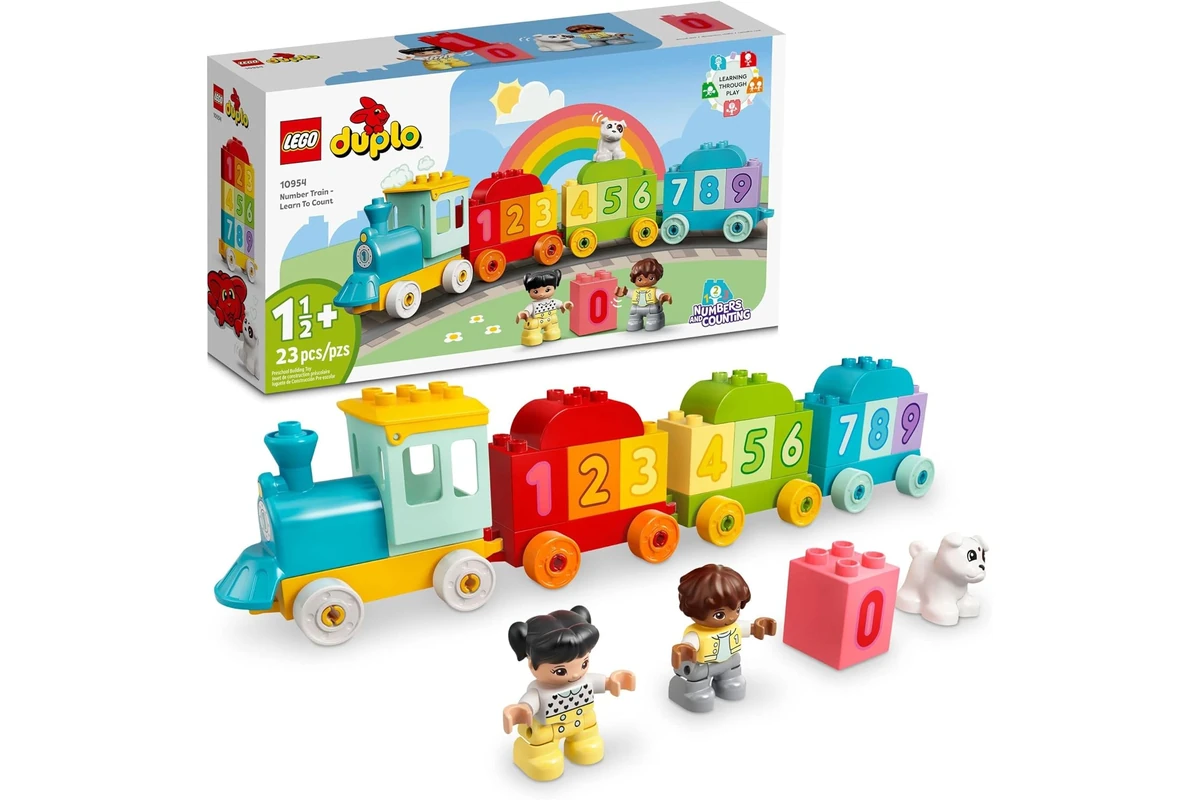 LEGO DUPLO Mi primer tren de los números - juguetes educativos para niños de 2 a 5 años