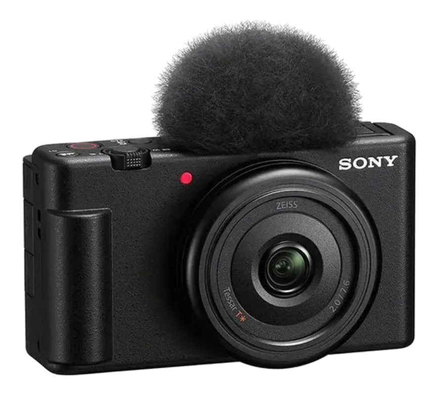 Sony ZV-1F cámara para creadores de contenido y vloggers - negra
