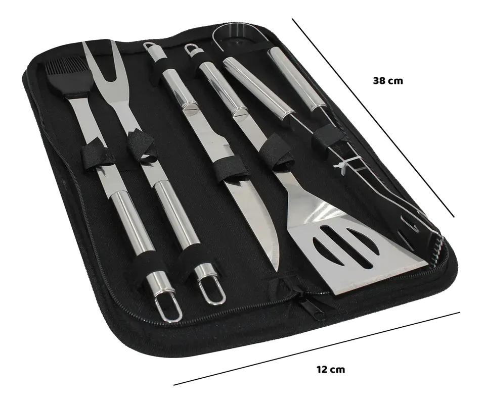 Set para asador ideal para momento padre e hija cocinando juntos al aire libre